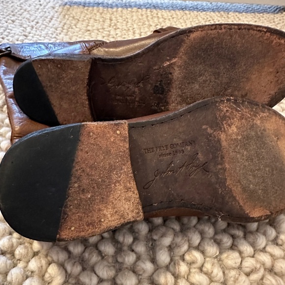 Frye Boots Phillip Riding Boots Leather Brown Size 9 - Picture 4 of 5